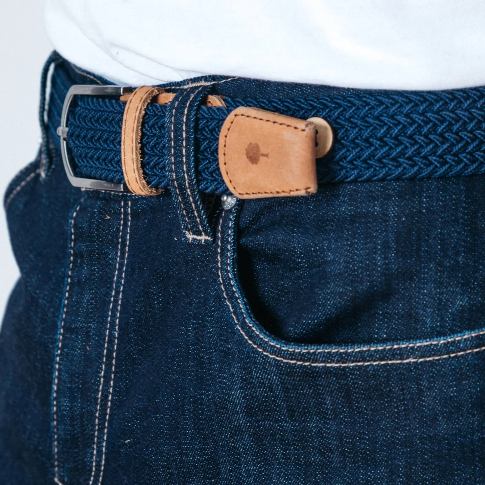 Sale FAGUO Ceinture bleu marine